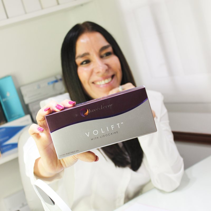 Caja de Juvéderm Volift con lidocaína